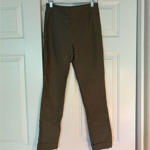 Olive Green Slim Fit Pants
